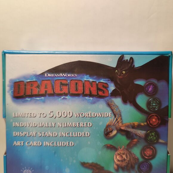 How To Train Your Dragon Toothless & Hiccup Medallion Limited Edition Emblem - Picture 2 of 5
